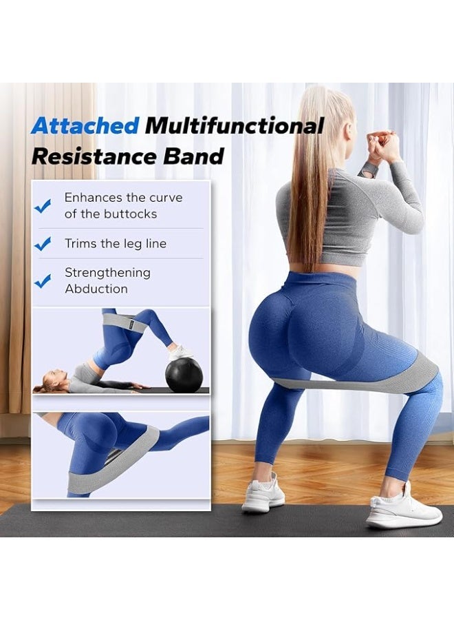 MERACH Thigh Master with Resistance Band, Blue - Image 4